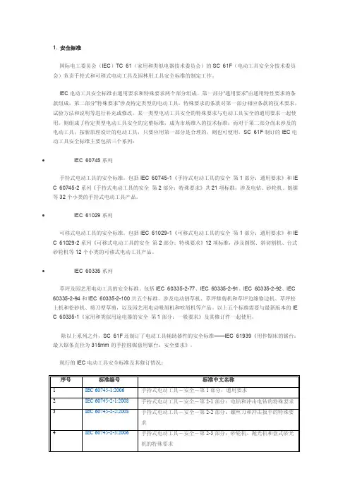 IEC标准——精选推荐