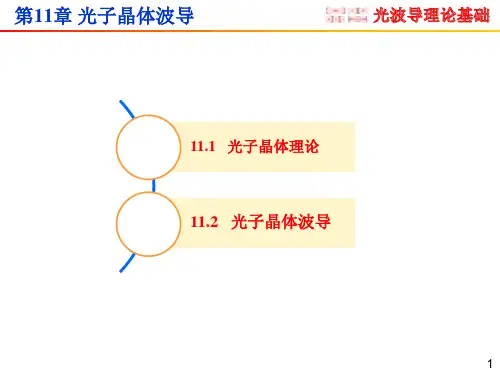 11光子晶体波导