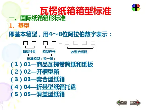 瓦楞纸箱标准1122