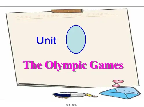 unit2-The-Olympic-Games课件(共99张)