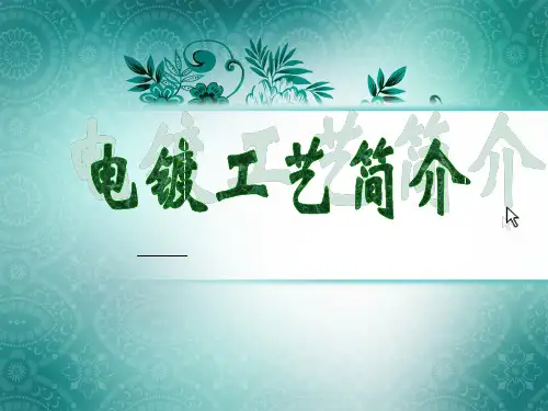 电镀工艺简介2