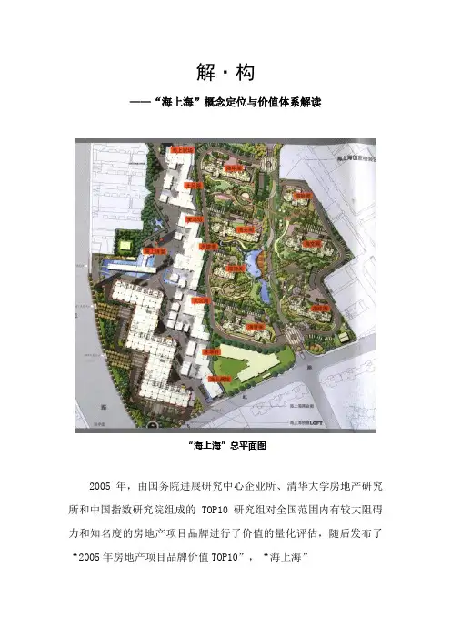 海上海概念定位与价值体系解读