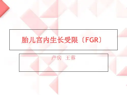 《胎儿宫内生长受限》幻灯片PPT