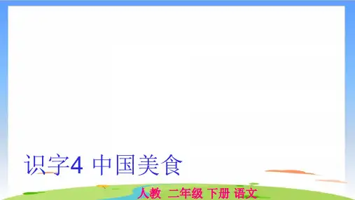 《中国美食》PPT优质课(共20张PPT)