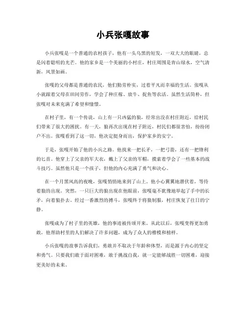 小兵张嘎故事