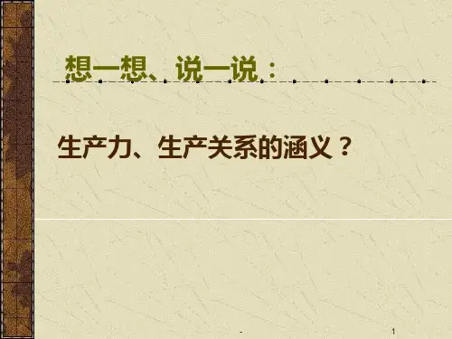 社会主义初级阶段的经济制度PPT课件