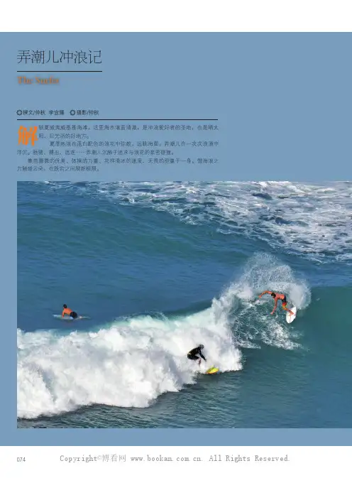 微摄影：弄潮儿冲浪记