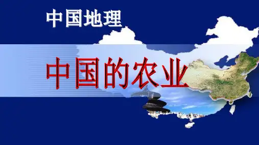中国的农业