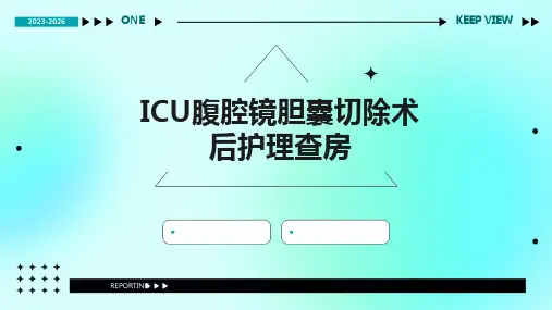 ICU腹腔镜胆囊切除术后护理查房