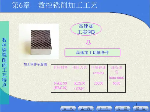 数控铣削加工工艺部分课件
