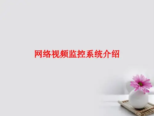 网络视频监控系统介绍