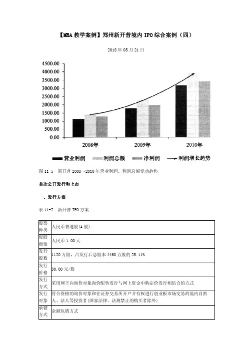 【MBA教学案例】郑州新开普境内IPO综合案例(四)