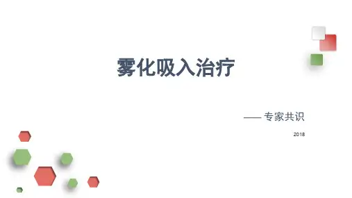 雾化吸入治疗