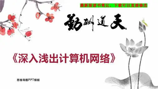 《深入浅出计算机网络》读书笔记思维导图