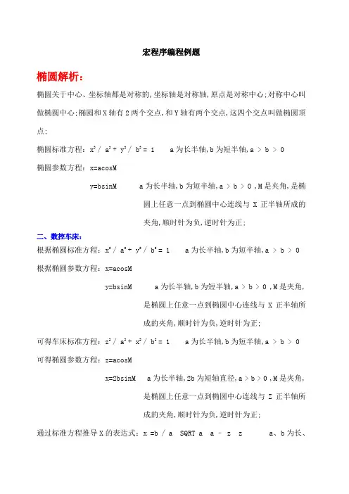 宏程序编程例子入门
