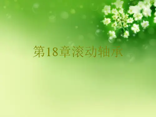 第18章滚动轴承优秀课件