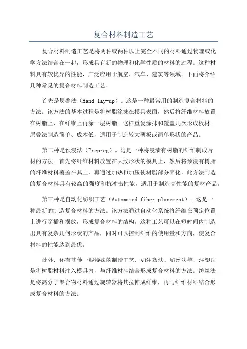 复合材料制造工艺