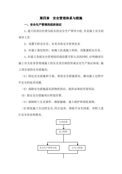 第四章 安全管理体系与措施