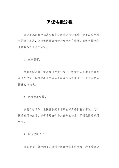 医保审批流程