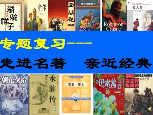 专题复习：走进名著,亲近经典 PPT课件 4