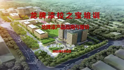 2020龙牌漆产品应用与报价(培训)