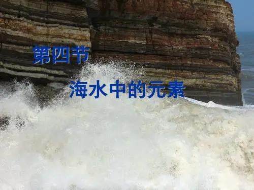 鲁科版《海水中的化学元素》PPT课件2015