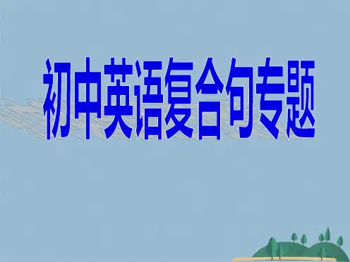 初中英语复合句专题(共29张PPT)