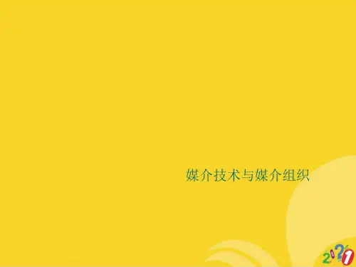 媒介技术与媒介组织 标准版资料