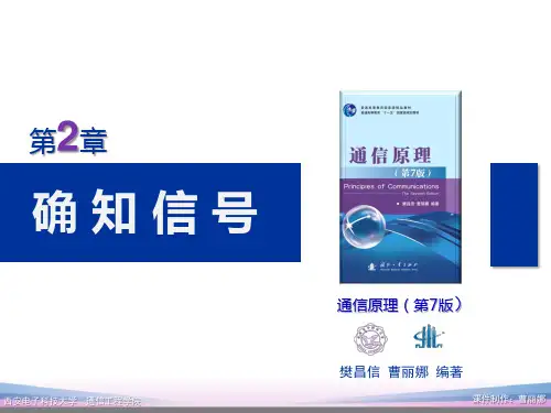 通信原理第7版第2章PPT课件(樊昌信版)