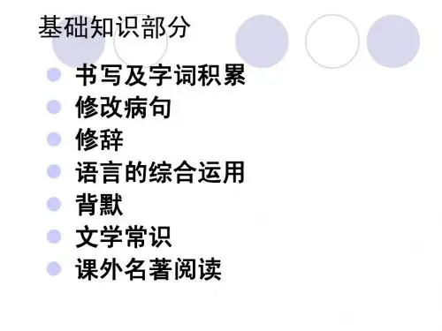 中考语文语文知识总复习PPT课件[109张]