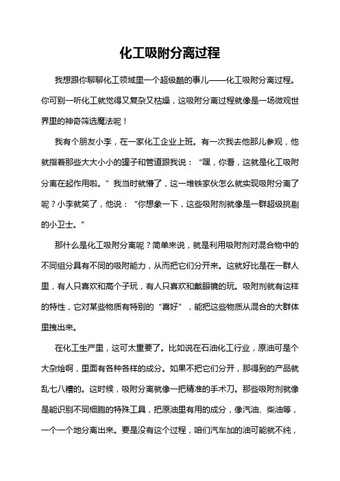 化工吸附分离过程