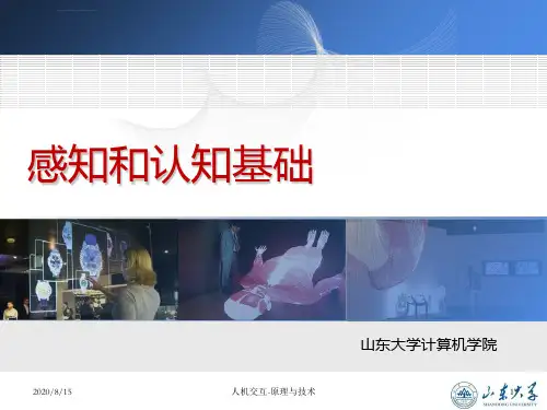 感知与认知认知心理学I课件