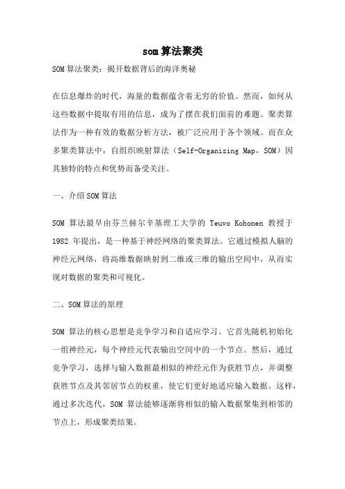 som算法聚类