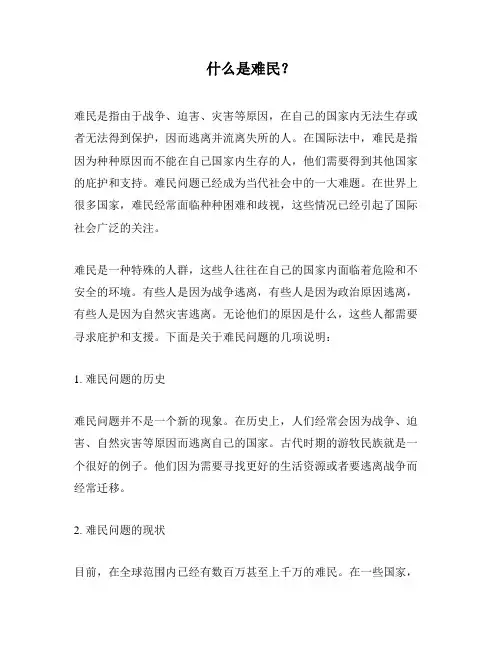 什么是难民？