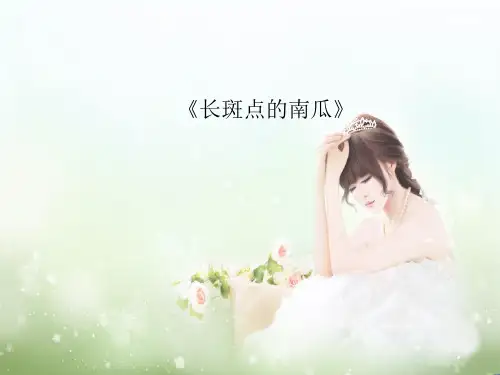 创意儿童美术教学课件-带斑点的南瓜