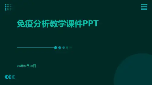 免疫分析教学课件ppt