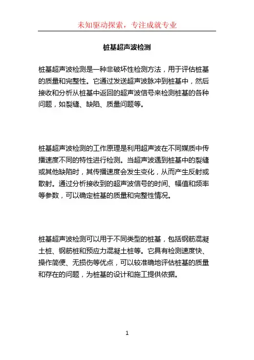 桩基超声波检测 (2)