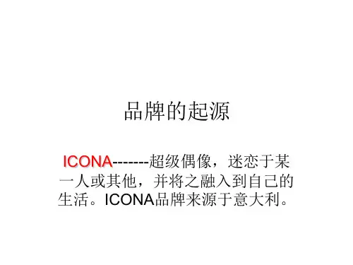 ICONA品牌的起源