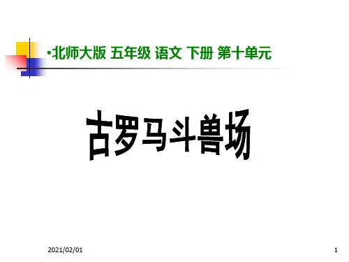 古罗马斗兽场PPT(北师大版下册)优质课件PPT
