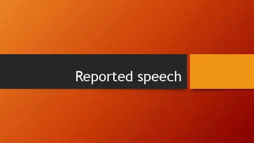 【K12英语基础教育】reported-speech-grammar-drills-grammar-guides_110309