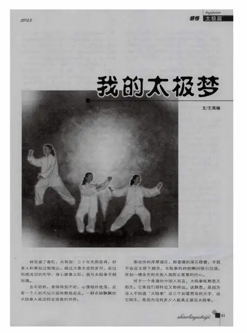 我的太极梦