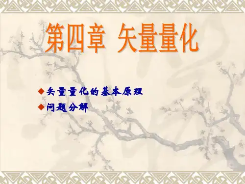 第六讲 VQ_语音信号处理第4章讲解