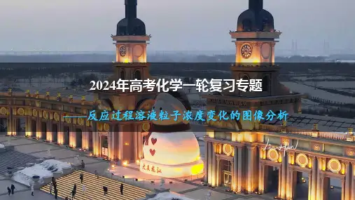 高考化学一轮复习课件 反应过程溶液粒子浓度变化的图像分析