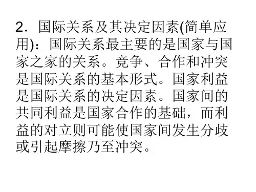 高一政治当代国际社会1(PPT)4-1