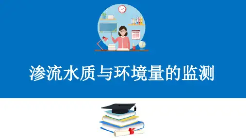 土石坝安全监测与维修养护—渗流水质与环境量的监测