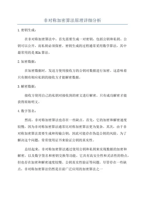 非对称加密算法原理详细分析