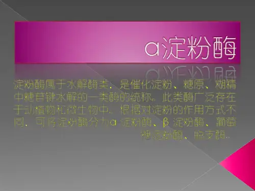 α淀粉酶