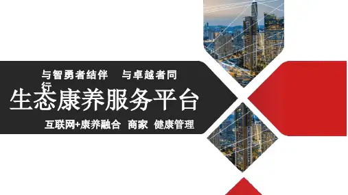 健康、养老项目商业模式及融资计划书