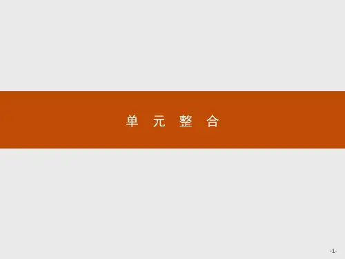 人教版高中历史必修1精品课件 第三单元 单元整合