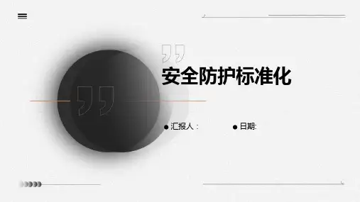 安全防护标准化